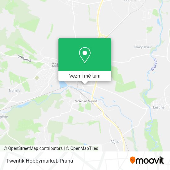 Twentik Hobbymarket mapa