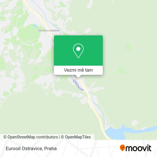 Eurooil Ostravice mapa