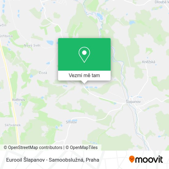Eurooil Šlapanov - Samoobslužná mapa