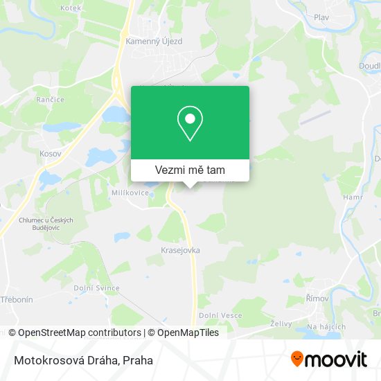 Motokrosová Dráha mapa