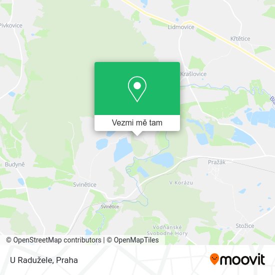 U Radužele mapa