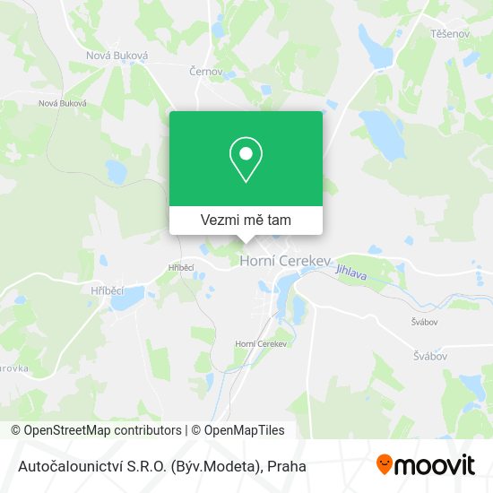 Autočalounictví S.R.O. (Býv.Modeta) mapa