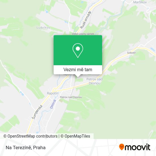 Na Terezíně mapa