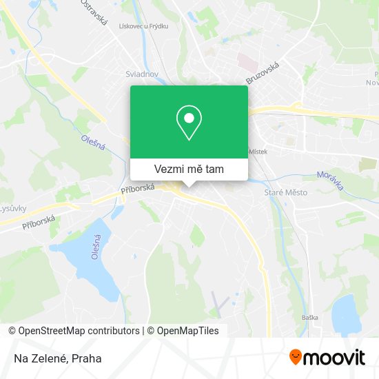 Na Zelené mapa