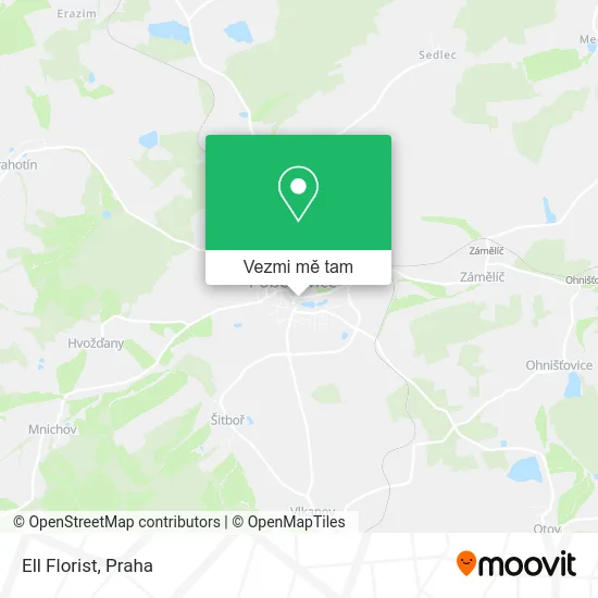 Ell Florist mapa