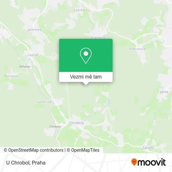 U Chrobol mapa