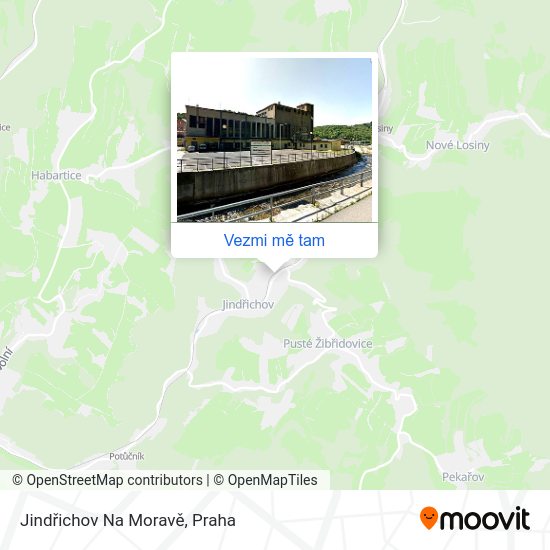 Jindřichov Na Moravě mapa