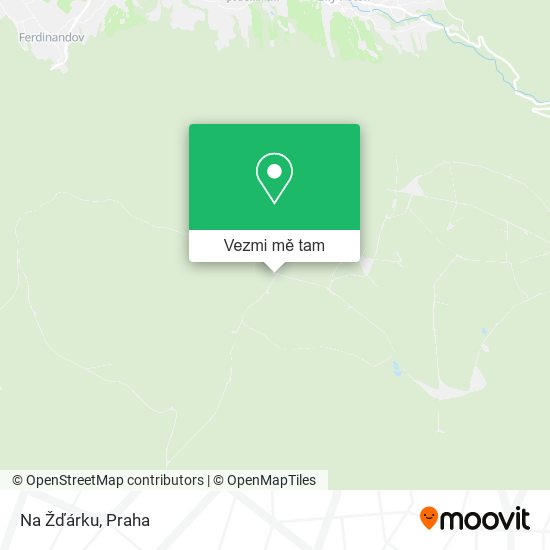 Na Žďárku mapa