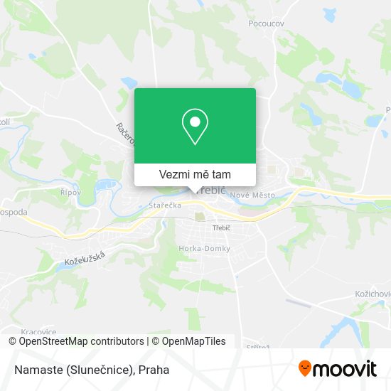 Namaste (Slunečnice) mapa