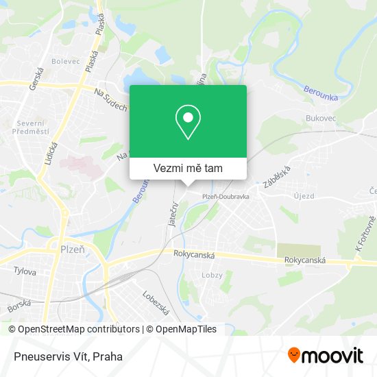 Pneuservis Vít mapa