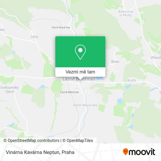 Vinárna Kavárna Neptun mapa