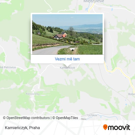 Kamieńczyk mapa
