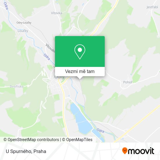 U Spurného mapa