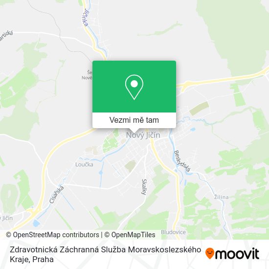 Zdravotnická Záchranná Služba Moravskoslezského Kraje mapa