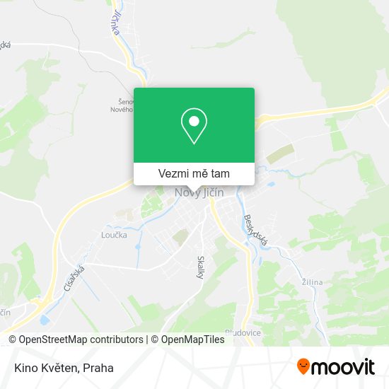 Kino Květen mapa