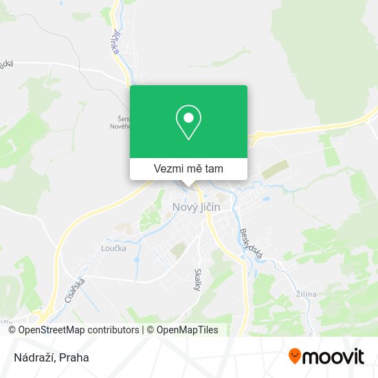 Nádraží mapa