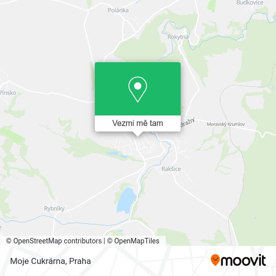 Moje Cukrárna mapa