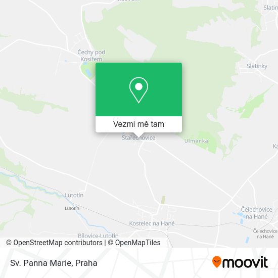 Sv. Panna Marie mapa