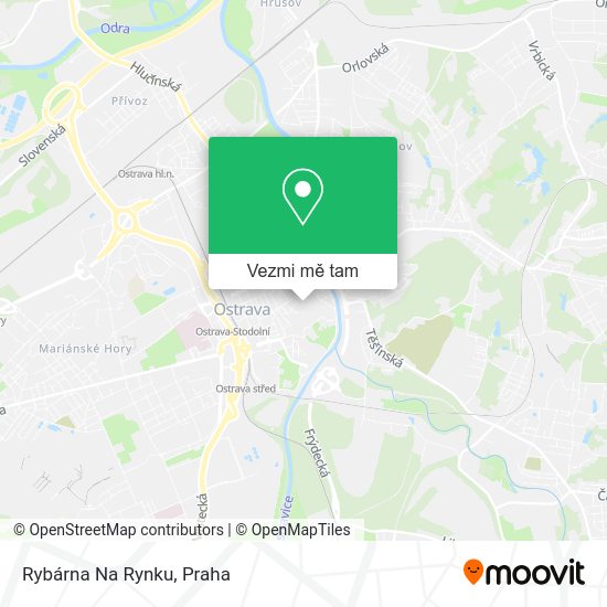 Rybárna Na Rynku mapa