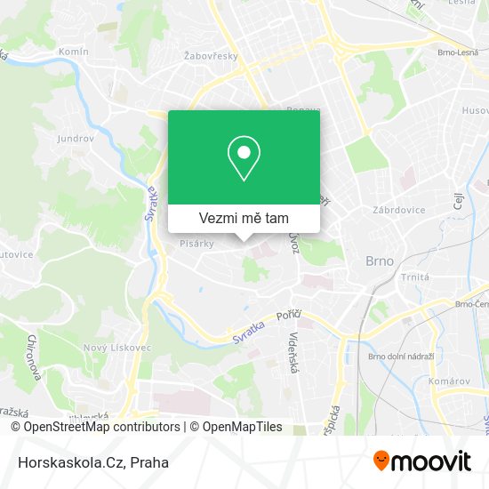 Horskaskola.Cz mapa