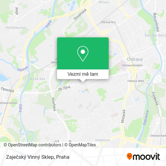 Zaječský Vinný Sklep mapa