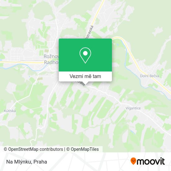 Na Mlýnku mapa