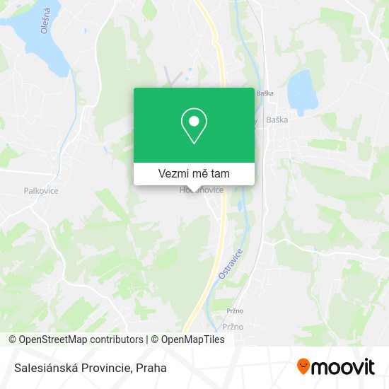 Salesiánská Provincie mapa