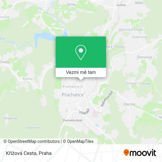 Křížová Cesta mapa