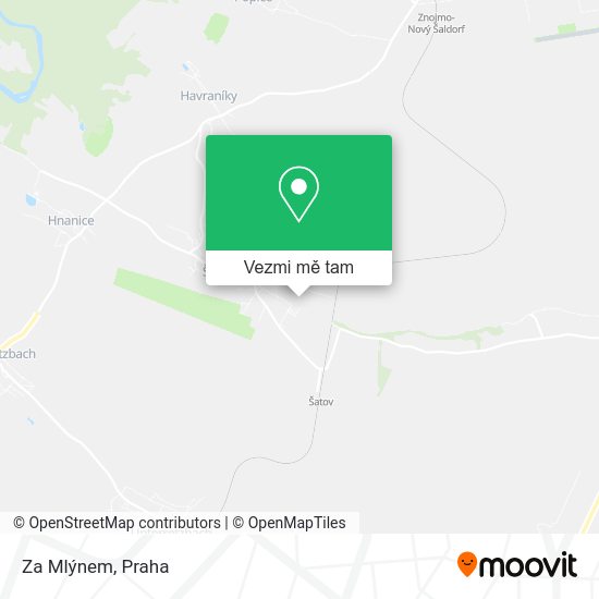 Za Mlýnem mapa