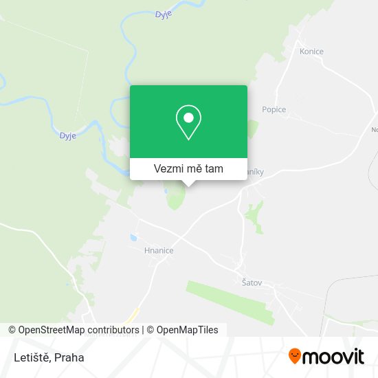 Letiště mapa