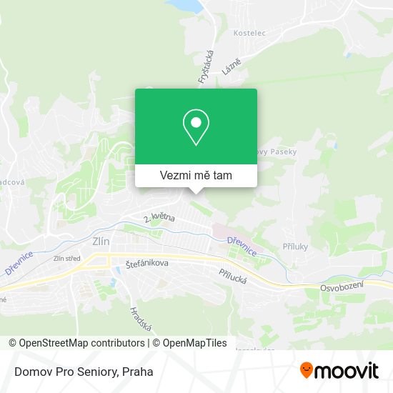 Domov Pro Seniory mapa