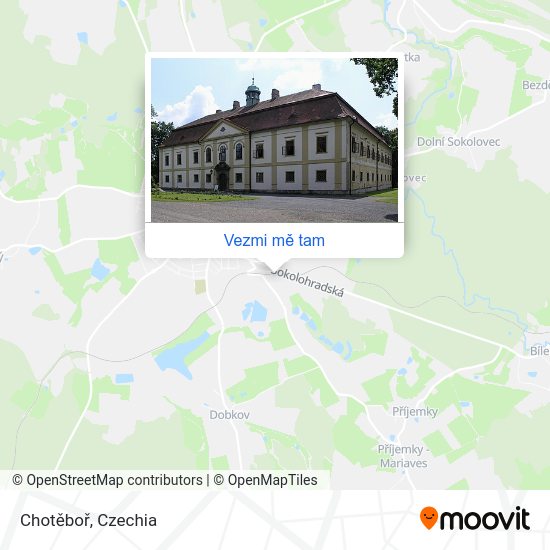 Chotěboř mapa