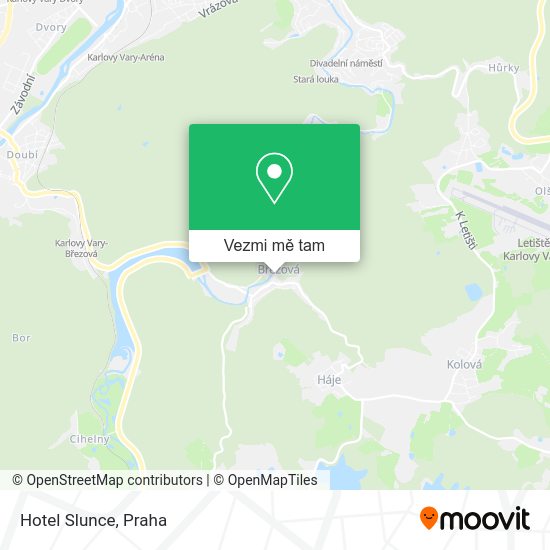 Hotel Slunce mapa