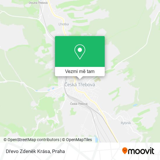 Dřevo Zdeněk Krása mapa