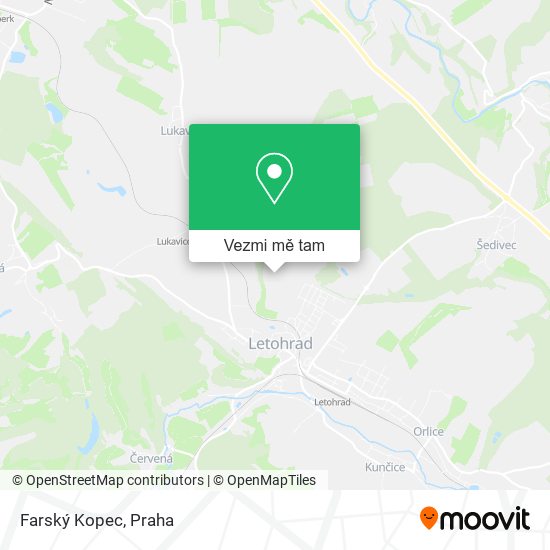 Farský Kopec mapa
