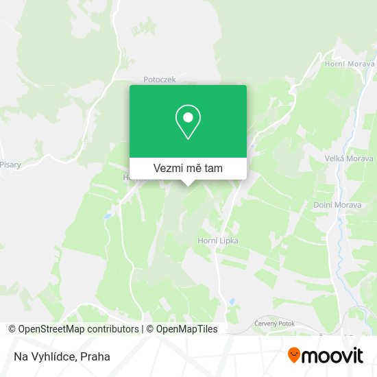 Na Vyhlídce mapa