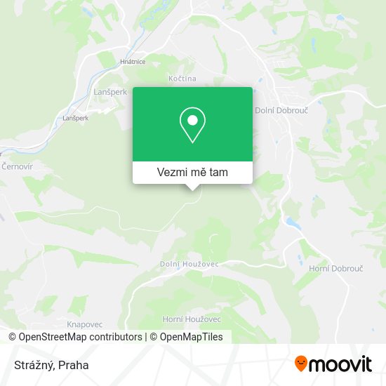 Strážný mapa