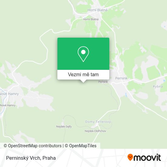 Perninský Vrch mapa