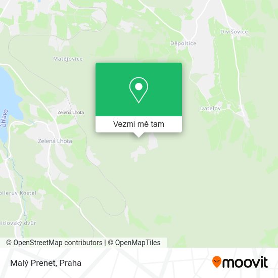 Malý Prenet mapa