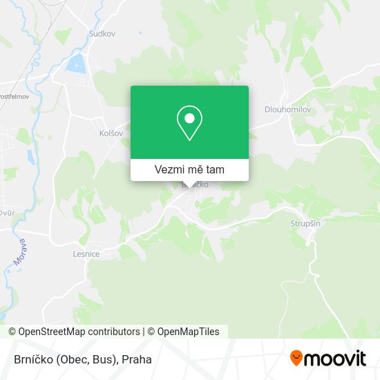 Brníčko (Obec, Bus) mapa