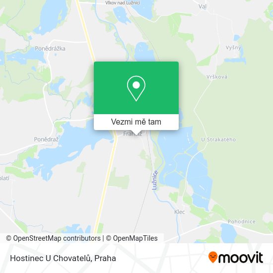 Hostinec U Chovatelů mapa