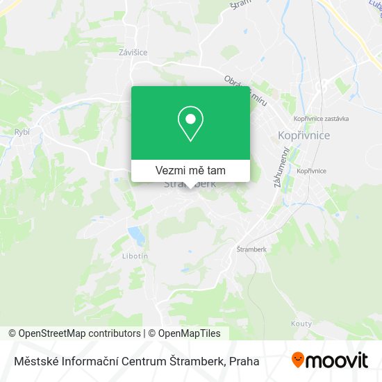 Městské Informační Centrum Štramberk mapa