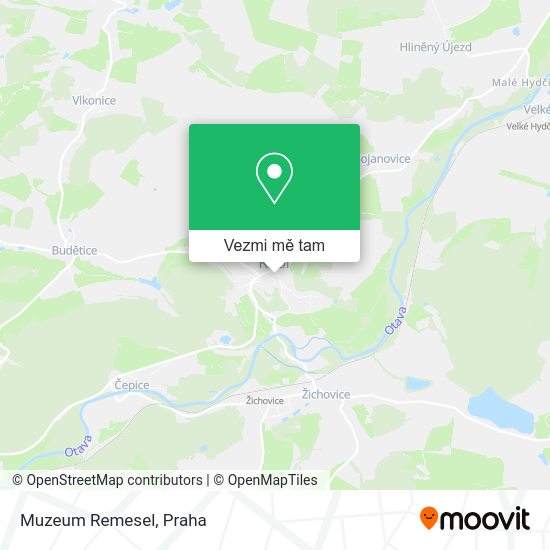 Muzeum Remesel mapa
