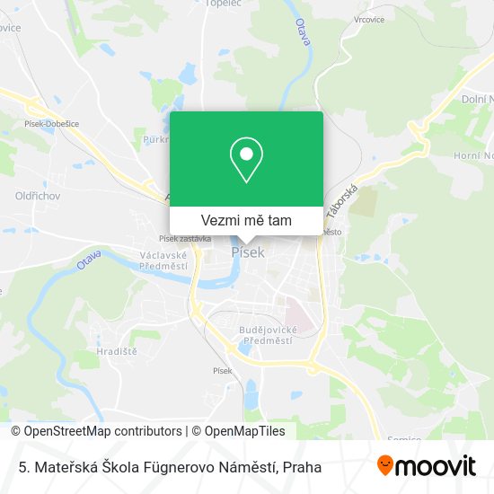 5. Mateřská Škola Fügnerovo Náměstí mapa