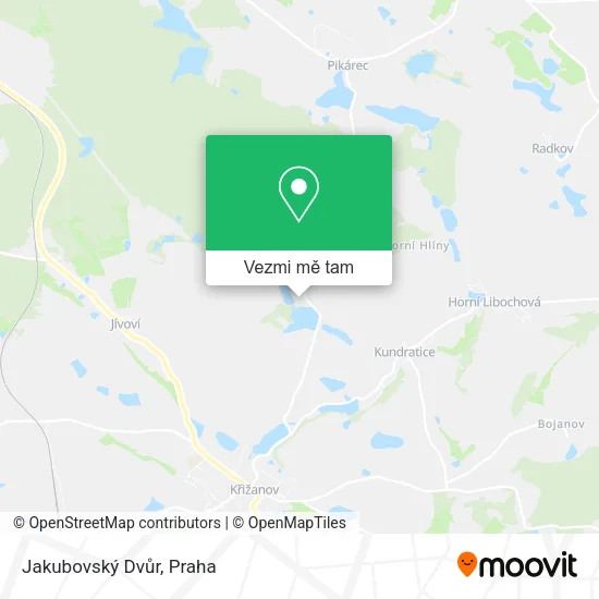 Jakubovský Dvůr mapa