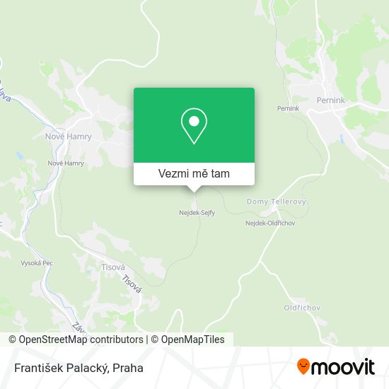 František Palacký mapa