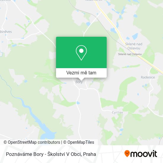 Poznáváme Bory - Školství V Obci mapa