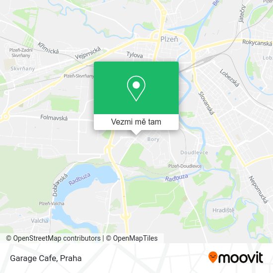 Garage Cafe mapa