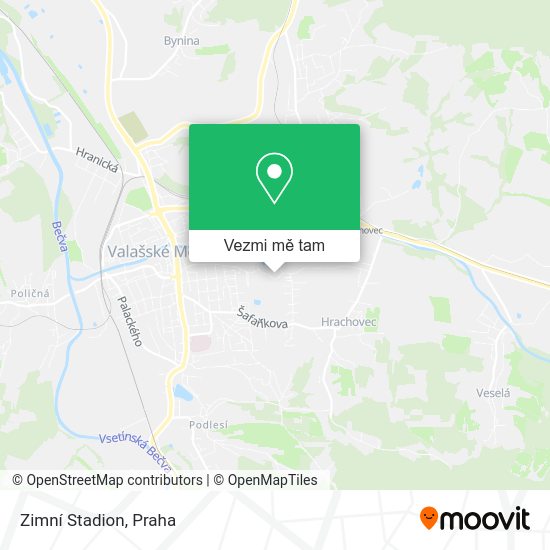 Zimní Stadion mapa