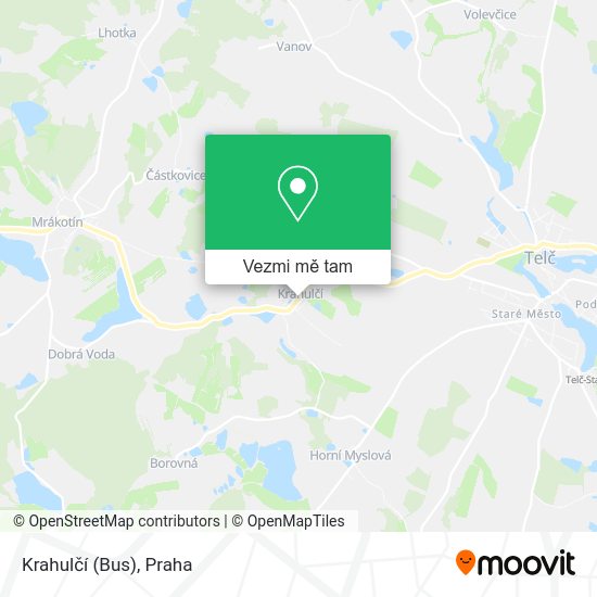 Krahulčí (Bus) mapa